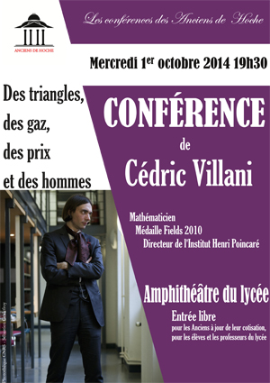 AfficheConferenceCedricVillani