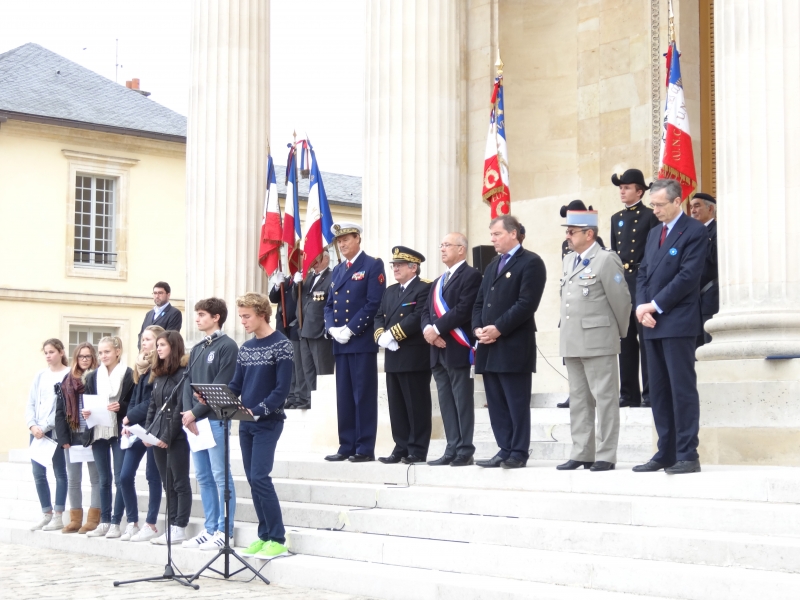 Les anciens élèves du lycée participent à la Cérémonie du 11 novembre