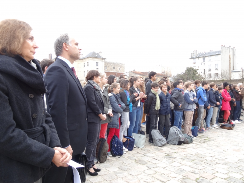 Les anciens élèves du lycée participent à la Cérémonie du 11 novembre