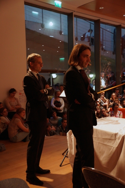 Thomas Legrain et Cédric Villani