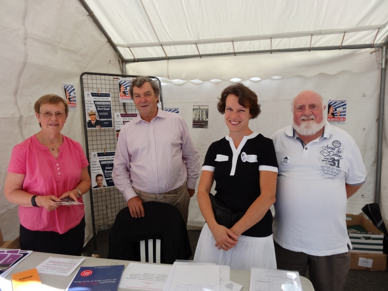 L’Association des Anciens de Hoche sur son stand