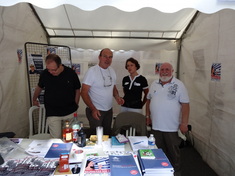 L’Association des Anciens de Hoche sur son stand