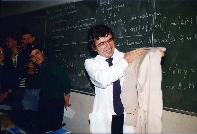 Jean-Claude Soladié, professeur de mathématiques en HX3