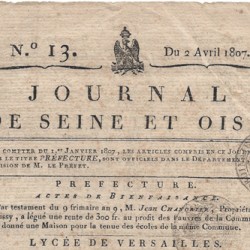 Napoléon nomme 150 Elèves-Pensionnaires en lycée Hoche en avril 1807